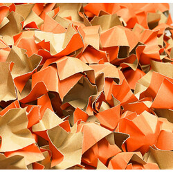 Polsterchips aus Papier, 100% recyclebar, 120 Liter orange